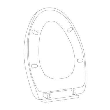 Asiento Milan I Y Ii Para Sanitario Milan Blanco