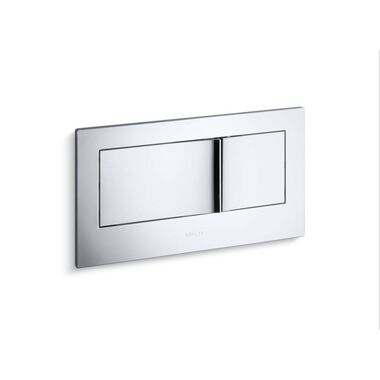 Placa De Actuador Para Tanque De Muro L&iacute;nea Veil En Cromo Pulido