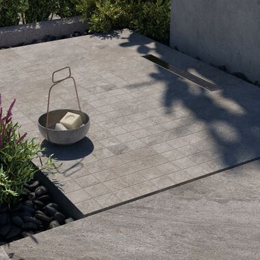 Exterior Endless Mosaics Gris