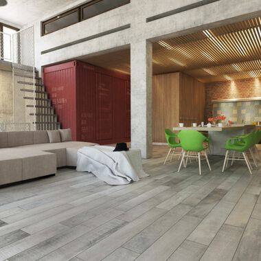 Cocina Amazonia Gris con Verde