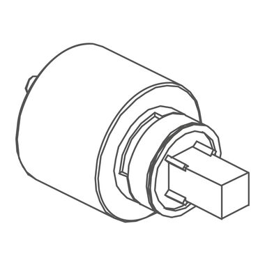 Cartucho Ceramico Weismar Para Llave Monomando Y Conjunto De Regadera Unico