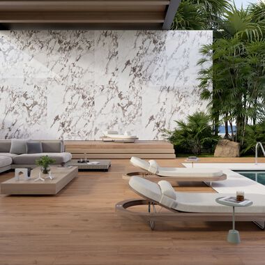 Exterior Exotic Marbles Blanco