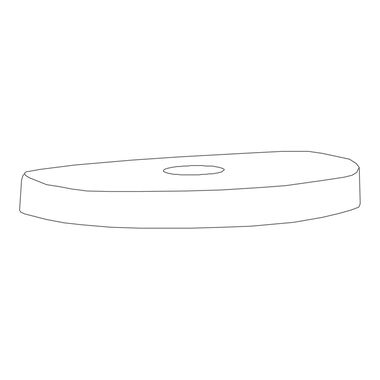 Tapa De Tanque Fermont Para Sanitario De Doble Descarga Blanco