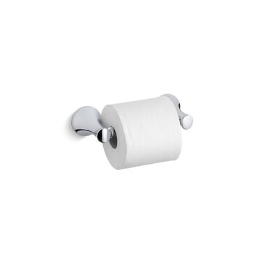 Porta Papel Horizontal Para Ba&ntilde;o L&iacute;nea Coralais En Cromo Pulido