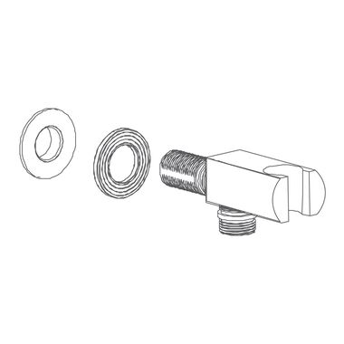 Soporte Para Regadera De Mano Lyon Pro Y Niza Pro Unico