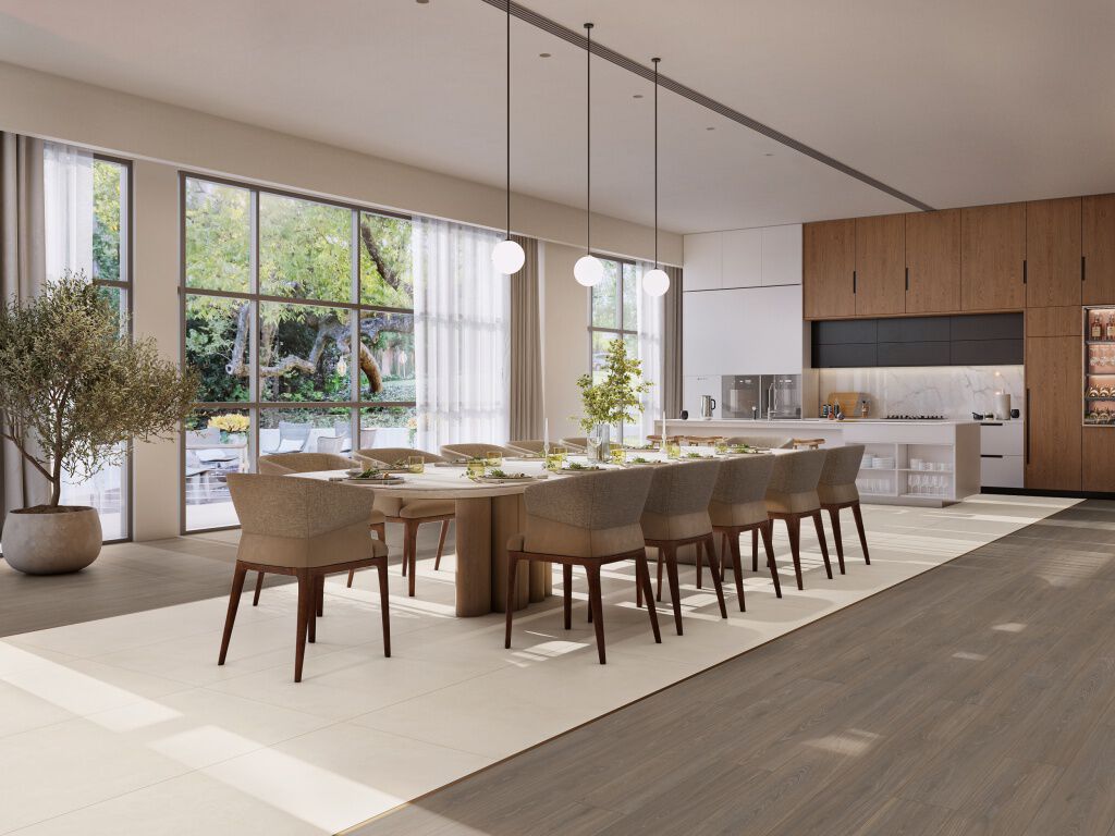 Comedor Bottega Beige con Caf&eacute;,,hi-res