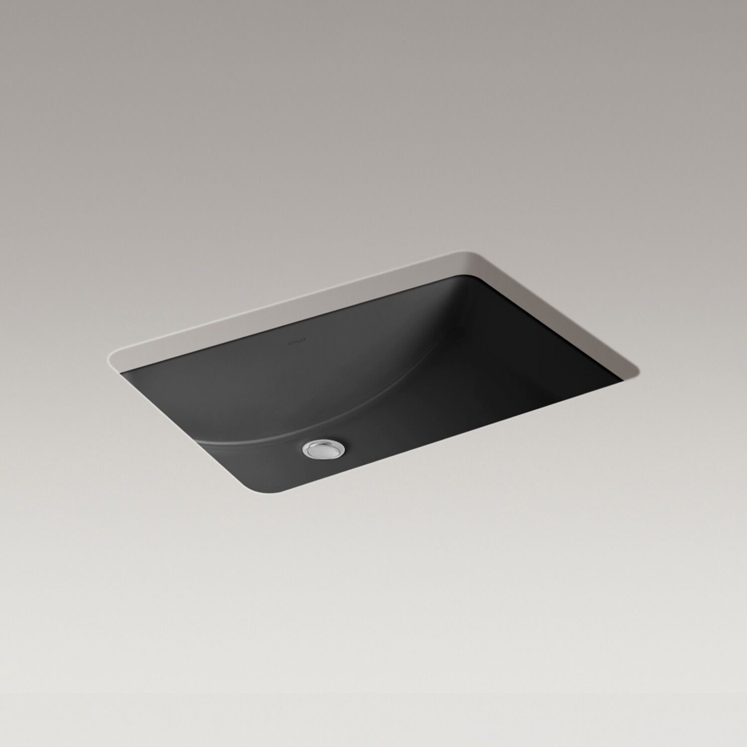Lavabo rectangular Ladena negro,,hi-res image number null