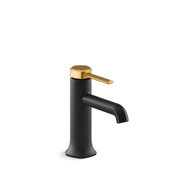 Llave Ocassion Monomando Baja Para Lavabo En Negro Mate