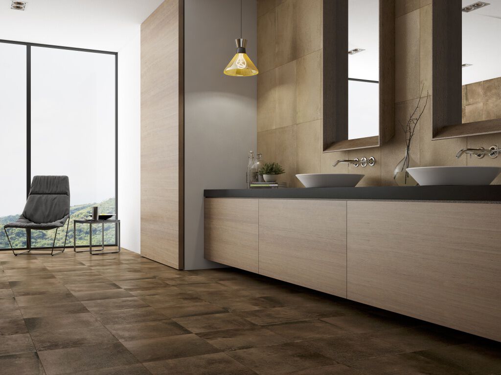 Ba&ntilde;o Cotto Casale Beige con Caf&eacute;,,hi-res image number null