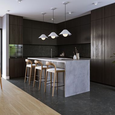 Cocina Novola Beige con Negro
