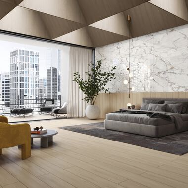 Rec&aacute;mara Lux Marble Beige con Blanco