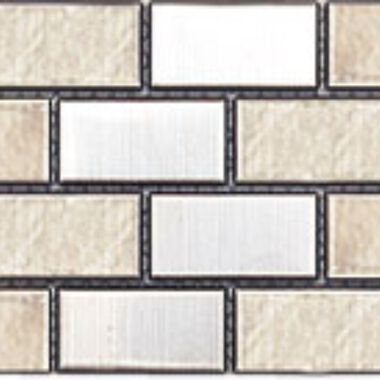 Inox Mosaics Rectangular Random 10x30