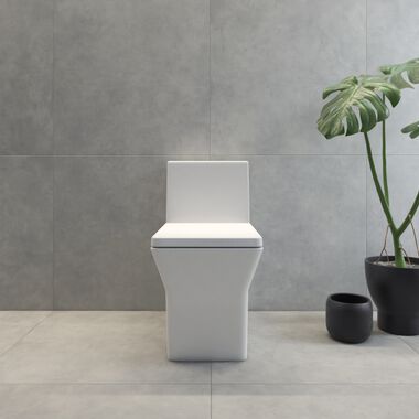 Ba&ntilde;o Concrete Rectificado Gris