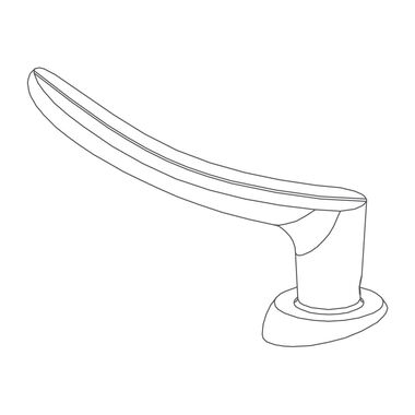 Maneral Dublin Para Llave Monomando De Lavabo Y Cocina Cromo Pulido