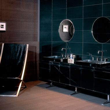 Ba&ntilde;o Interglass Gris con Negro