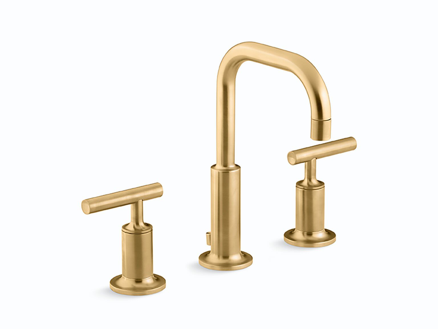 Llave Duomando Para Lavabo L&iacute;nea Purist En Dorado Cepillado,,hi-res image number null