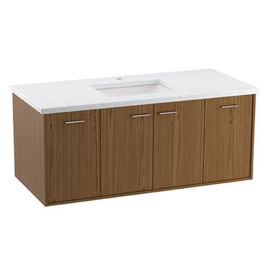 Vanity Jute En Madera Para Cuarto De Ba&ntilde;o