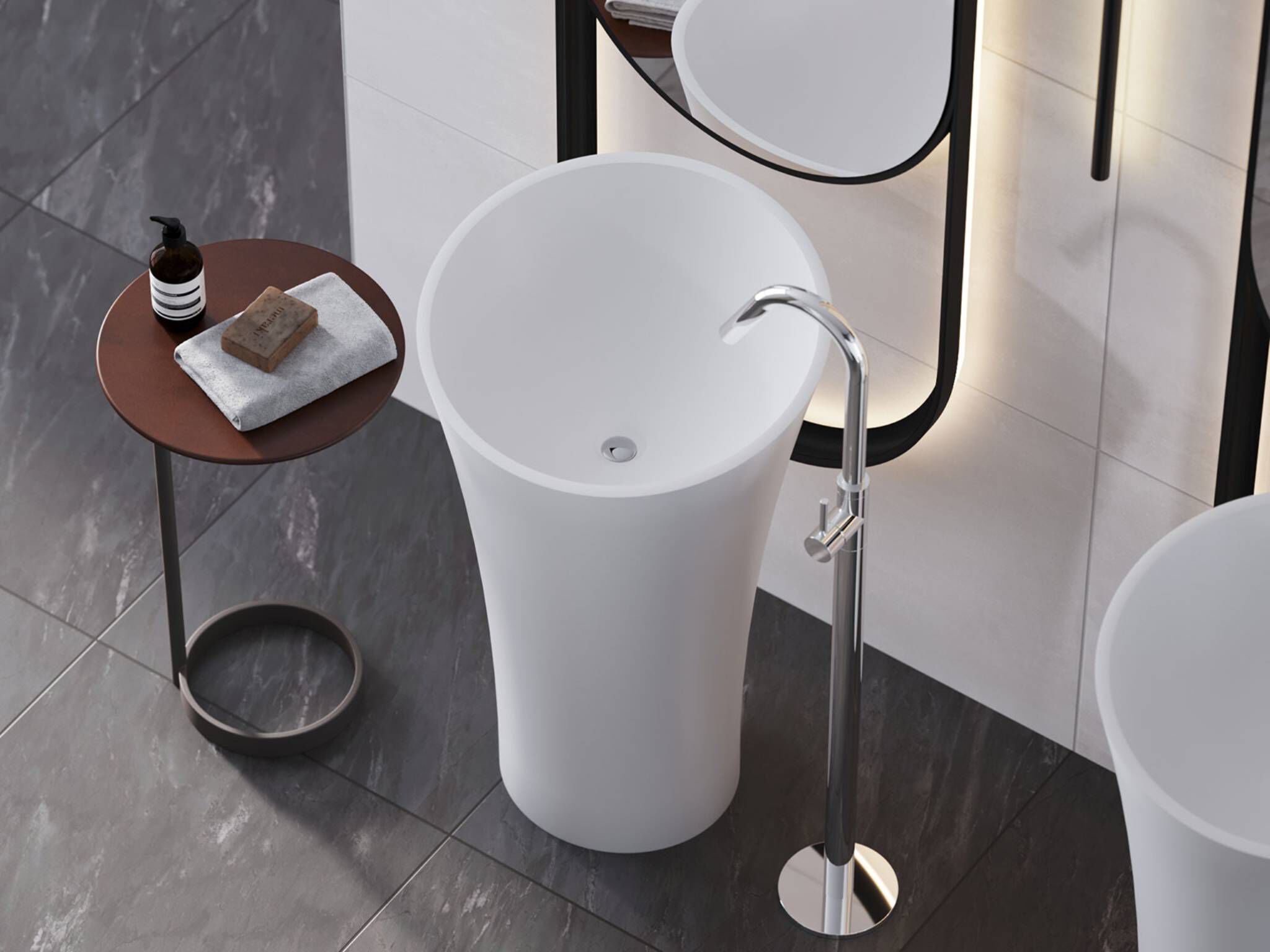 Lavabo de piso l&iacute;nea Versalles,,hi-res image number null