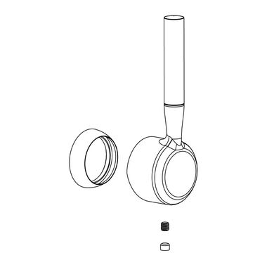 Maneral Paris Para Llave De Cocina Cromo Pulido