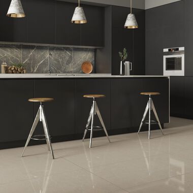 Cocina Santai Beige con Gris