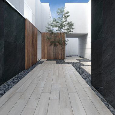 Exterior Geologic Beige con Negro
