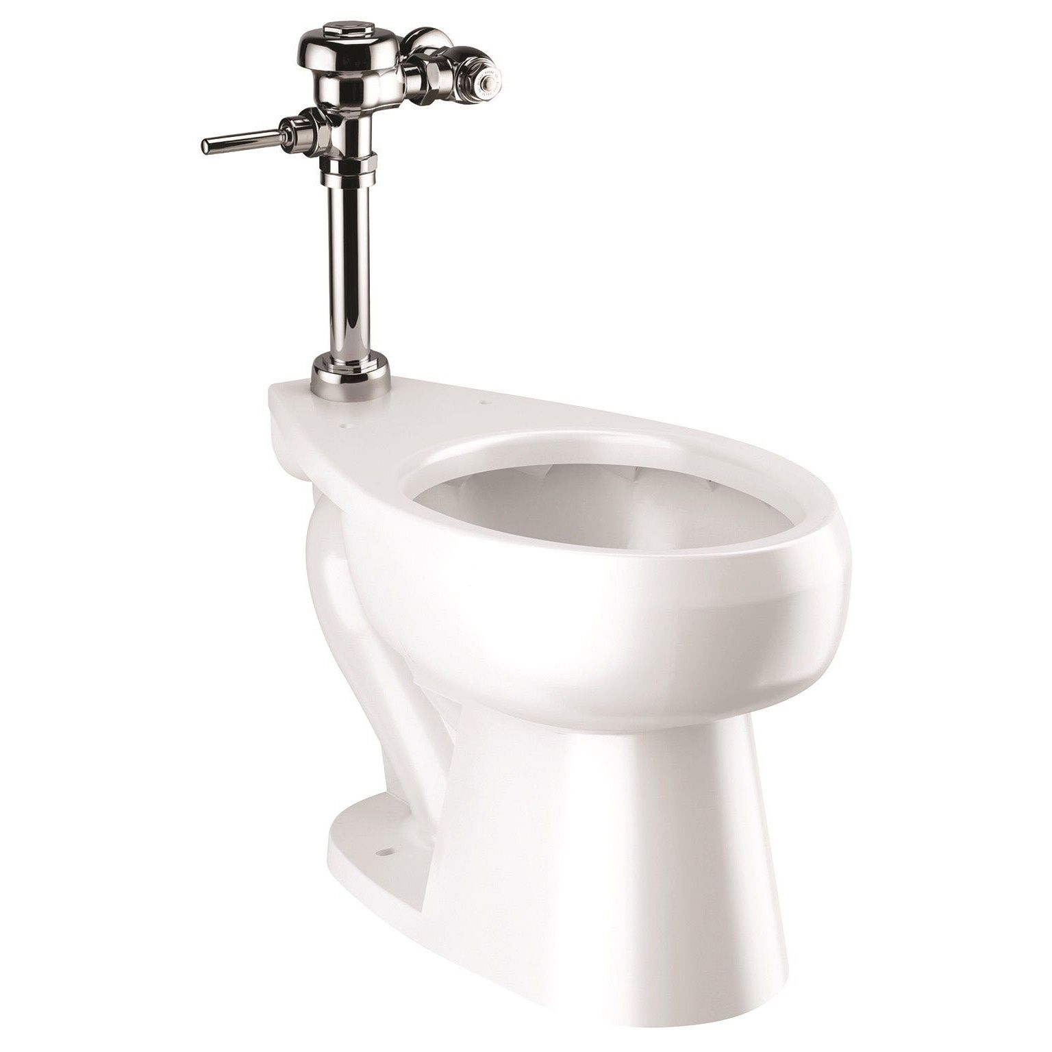 Sanitario Institucional Eco Combo 2 Taza Altura Extra Confortable Con Flux&oacute;metro Manual 4.8 Lts,,hi-res image number null