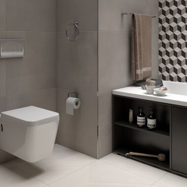 Ba&ntilde;o Cityline Gris con Negro