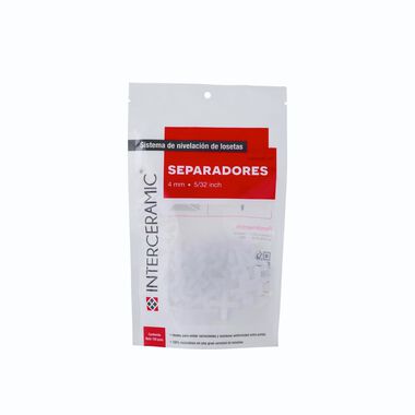 Separador 4 mm 100 pz