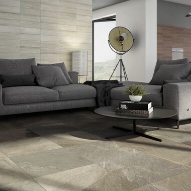 Sala Strata Blanco con Gris