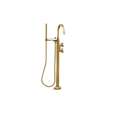 Llave Para Tina Con Ducha De Mano Components Dorado