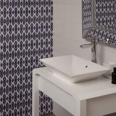 Ba&ntilde;o Dots Azul