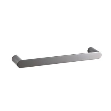 Toallero Sencillo 30 Cm L&iacute;nea Essen Round En Titanio Mate