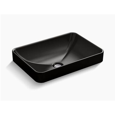 Lavabo Vessel Vox Rectangular En Negro