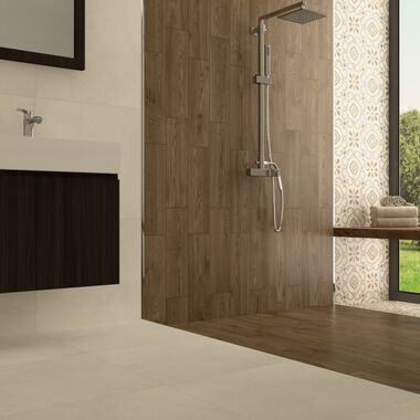 Ba&ntilde;o Crema Marfil Beige con Caf&eacute;