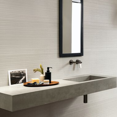 Ba&ntilde;o 3D Wall Blanco