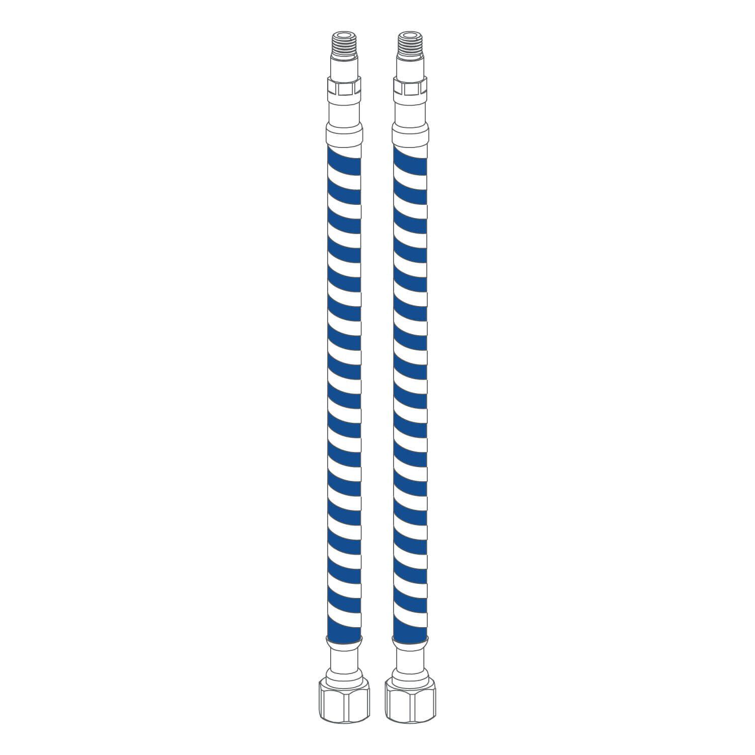 Manguera Flexible Universal Macho Hembra Fria De 50 Cm Para Llave Monomando Baja Y Duomando Unico,,hi-res image number null