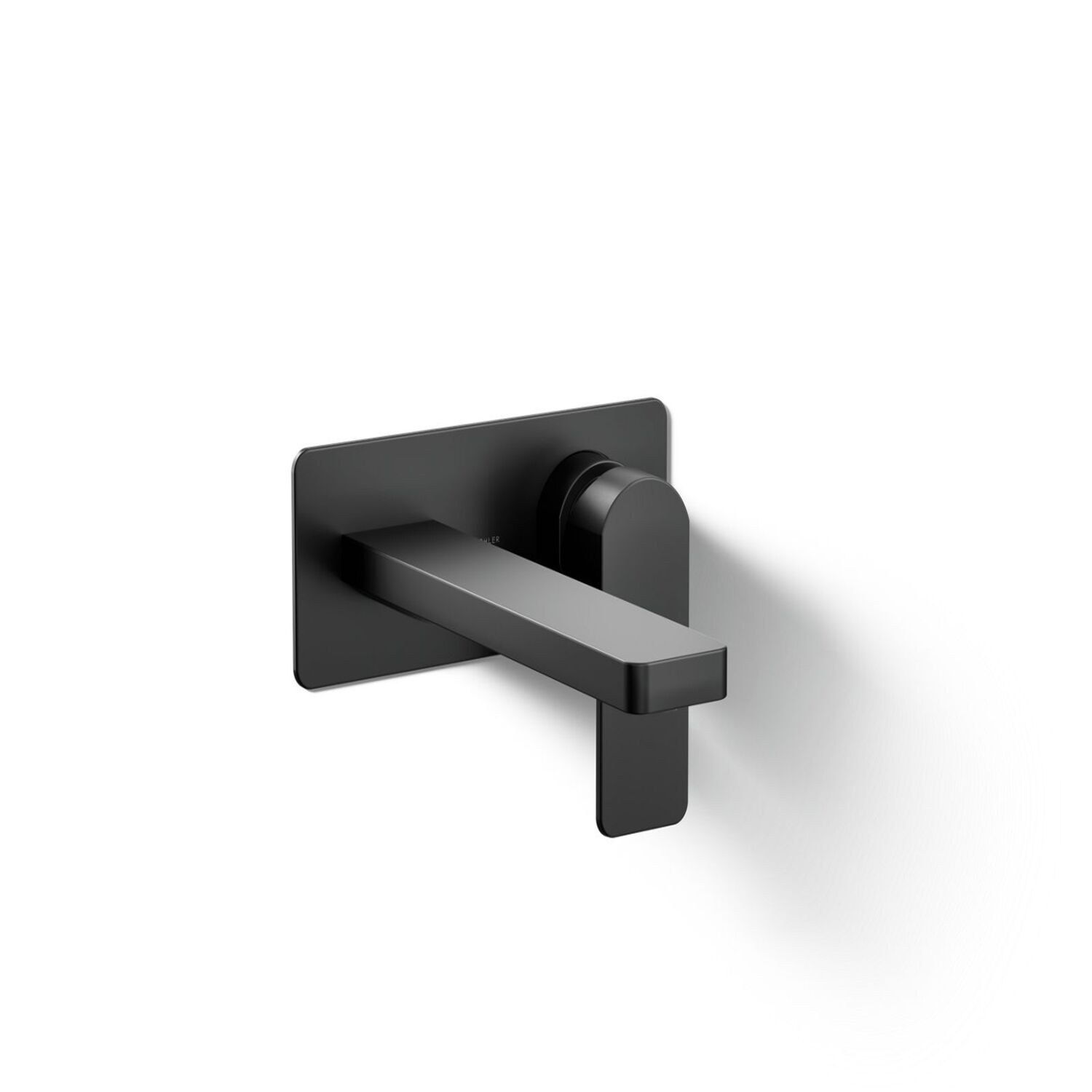 Llave De Muro Para Lavabo L&iacute;nea Parallel En Negro Mate,,hi-res image number null