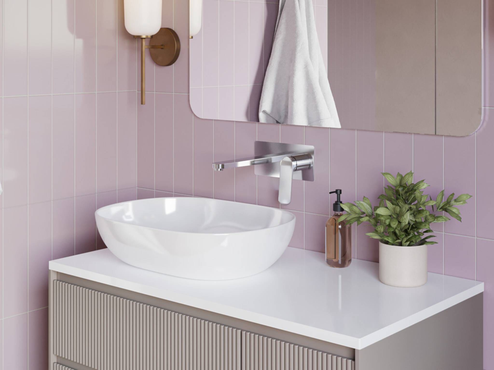 Lavabo De Sobrecubierta L&iacute;nea Bolonia&reg;,,hi-res image number null