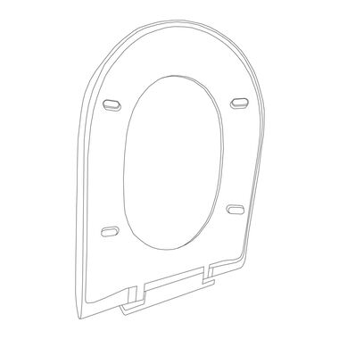 Asiento Viena Para Sanitario Viena Blanco