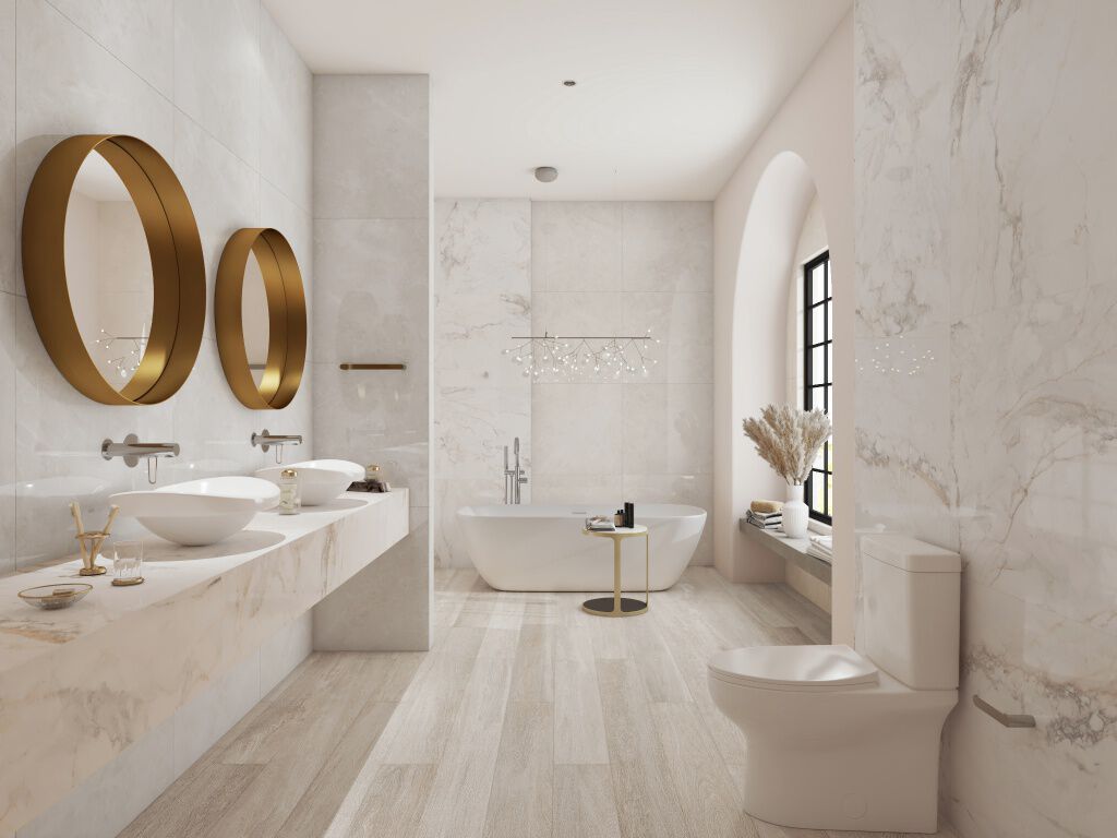 Ba&ntilde;o Samsara Beige con Blanco,,hi-res