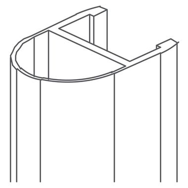 Empaque Alcala Pro Lateral Para Cristal Lateral Derecho Fijo Unico