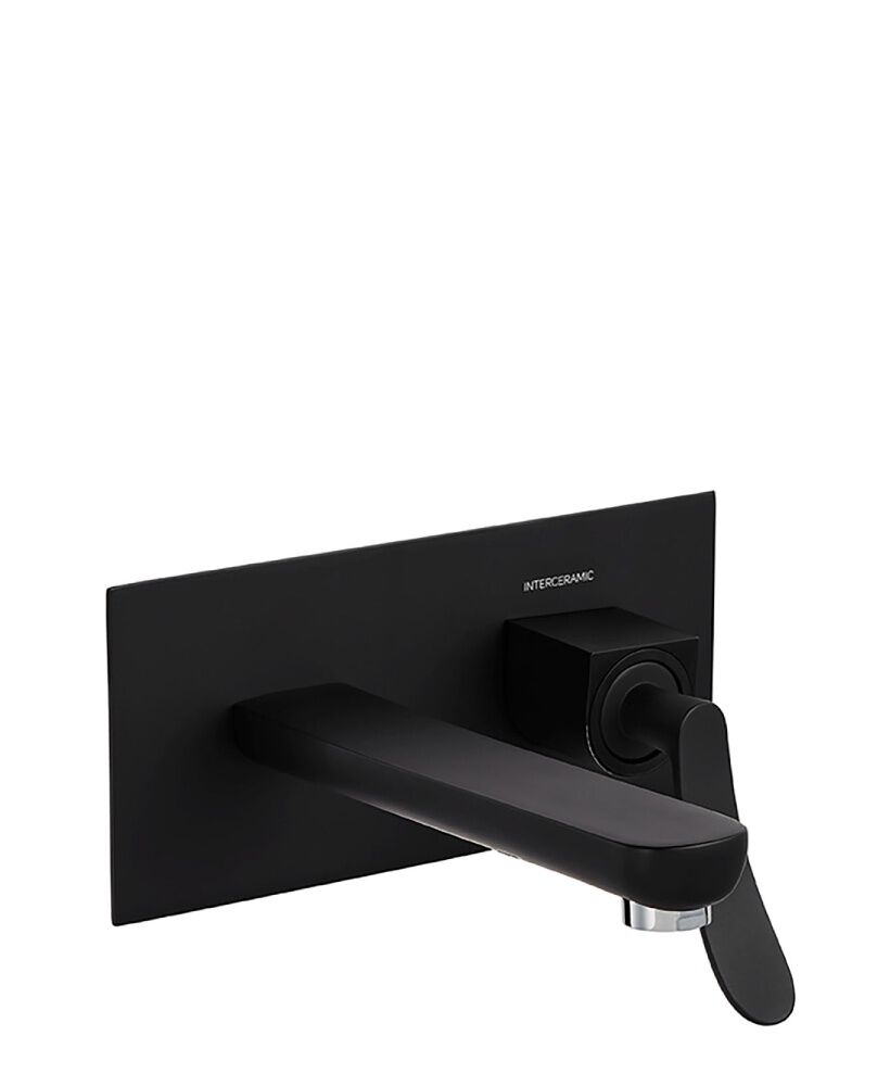Llave De Muro Para Lavabo L&iacute;nea Dubl&iacute;n&reg; En Negro Mate,,hi-res image number null