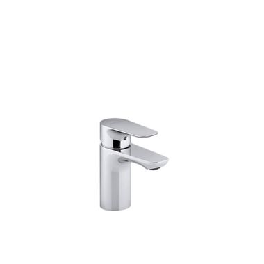 Llave Monomando Baja Para Lavabo L&iacute;nea Aleo En Cromo Pulido
