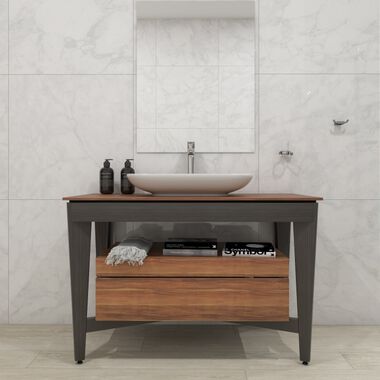 Ba&ntilde;o Aura Rectificado Beige, Blanco y Negro