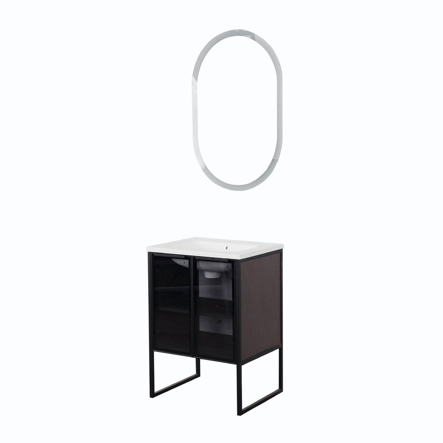 Vanity Vitoria 82 X 48 X 60 Color Cm Caf&eacute; Oscuro,,hi-res