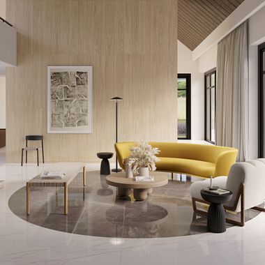 Sala Santai Beige con Blanco