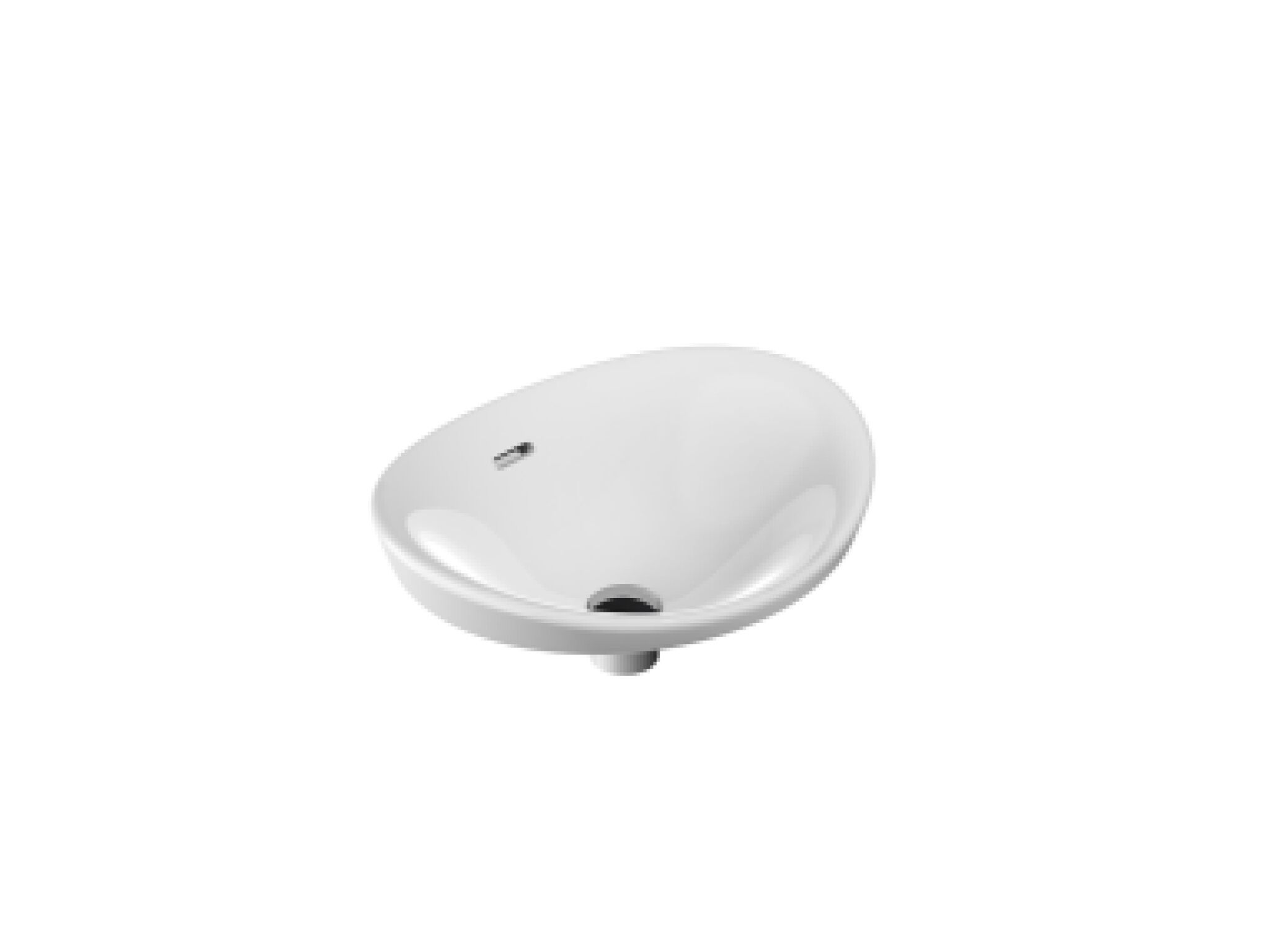 Lavabo H&iacute;brido L&iacute;nea Essen Round En Blanco Aperlado,,hi-res image number null