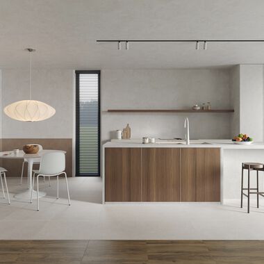 Cocina Materia Blanco con Caf&eacute;