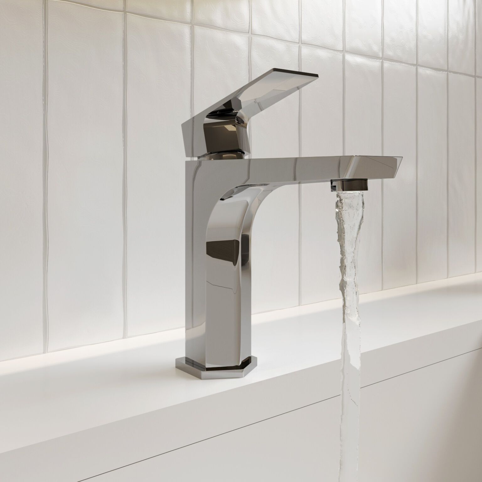 Llave Monomando Baja Para Lavabo L&iacute;nea Dessau En Cromo Pulido,,hi-res