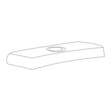 Tapa De Tanque Logan Para Sanitario Logan 654 Y 657 Blanco